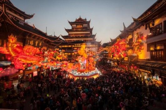 2015上海旅游節購物節豫園燈會